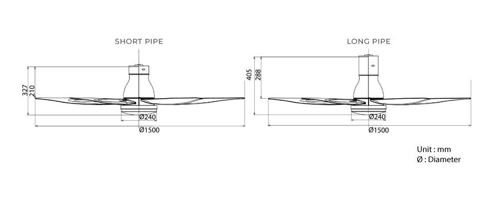 *FREE STANDARD INSTALLATION* KDK DC Fan U60FW (5 Blades 60" inch with LED Light) *CDC & Climate Voucher Accepted In Showroom*