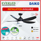 *FREE STANDARD INSTALLATION* Daiko DC Mizu 42"/52" with Dimmable Tri-color LED (Inverter DC Fan) *CDC & Climate Voucher Accepted In Showroom*