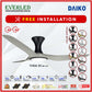 *FREE INSTALLATION* Daiko DC Yuga 3X 42"/52"  with DIMMABLE Tri-color LED (Inverter DC Fan) *CDC & Climate Voucher Accepted in Showroom*